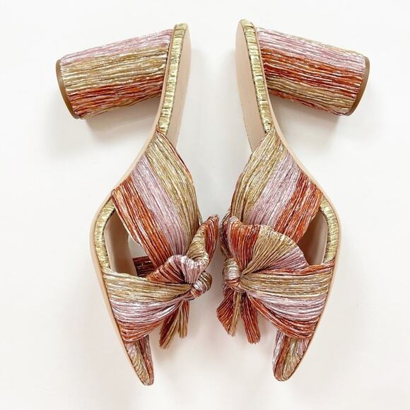 Loeffler Randall Penny Pleated Bow Heel - Picture 6 of 11